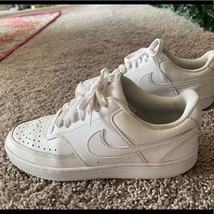 White Nike air forces